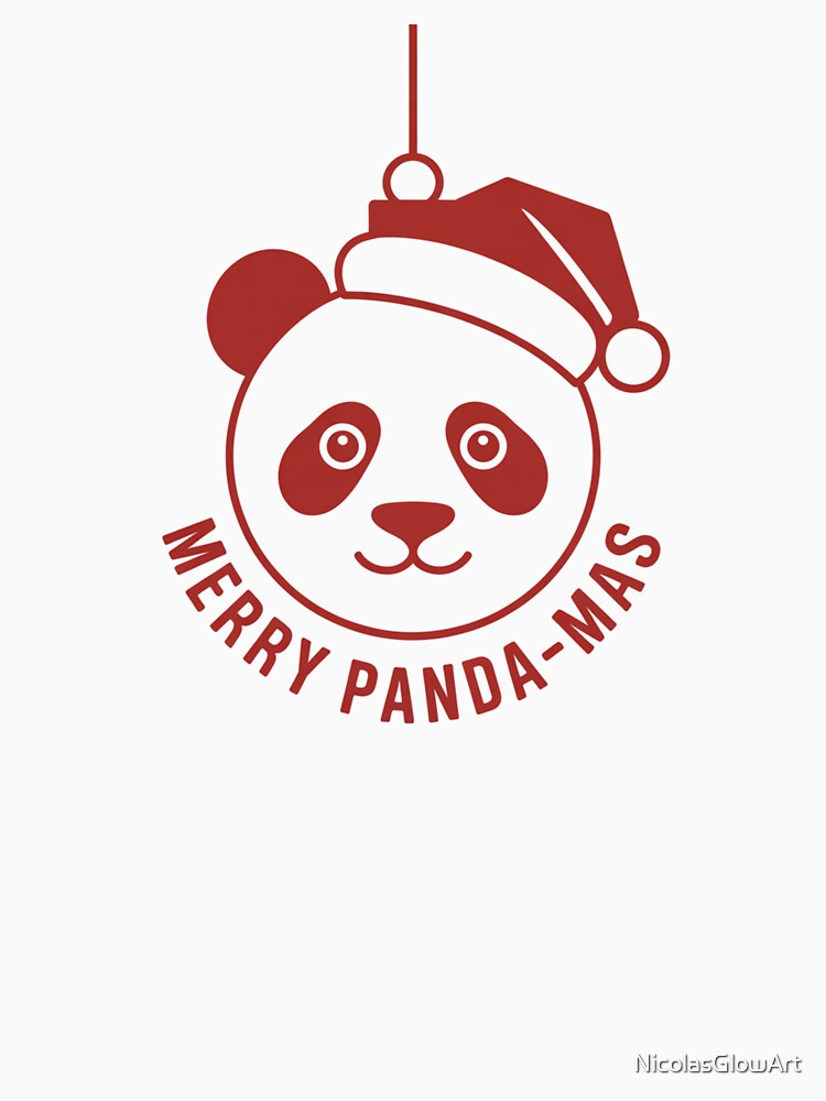 Merry Panda-Mas by NicolasGlowArt