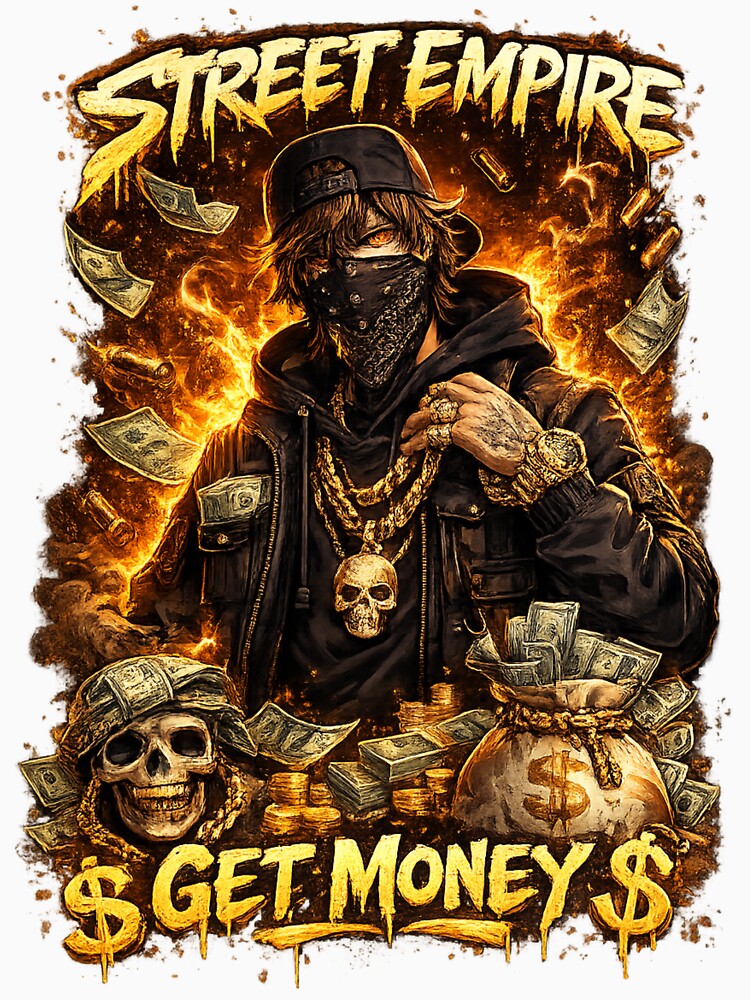 Street Empire Get Money Urban Artwork by Med-th-ewolf
