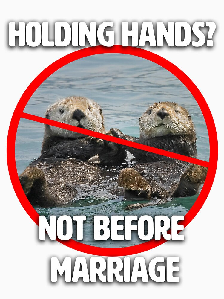 Holding Hands? Otter Shirt by TheIronyCloset