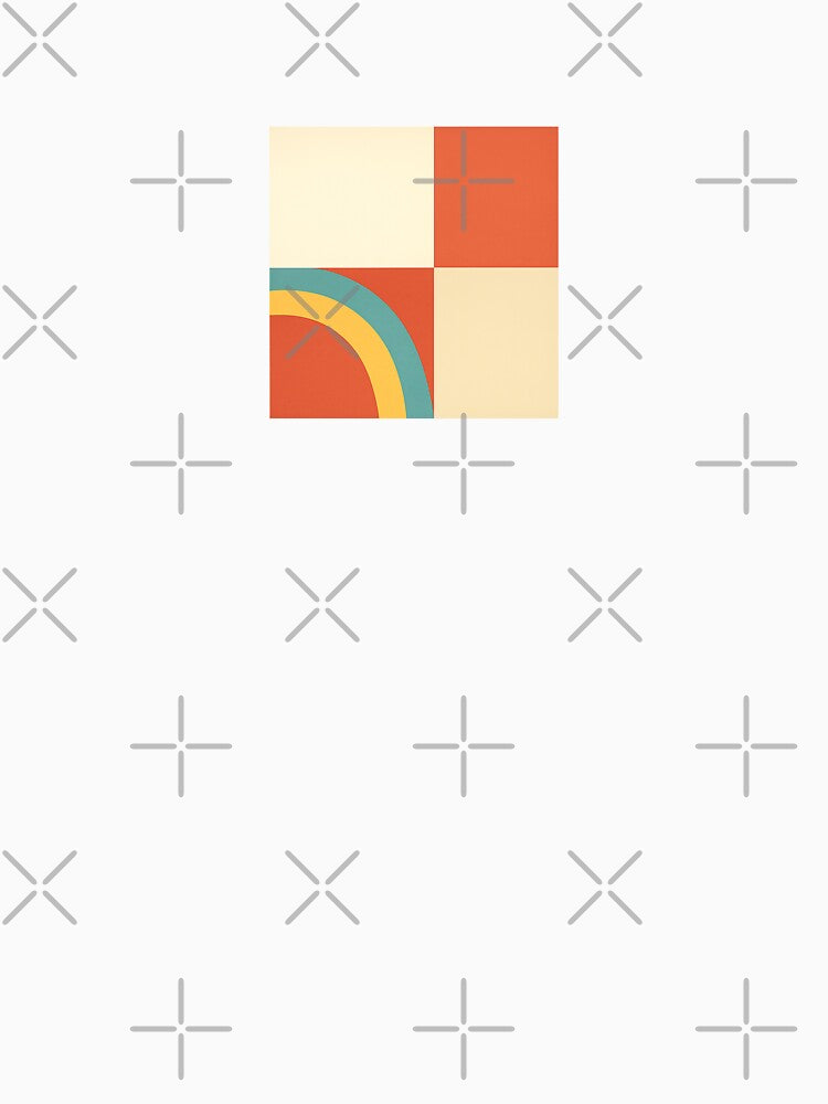 Vintage 70s Color Block Composition by Le Grand Requin