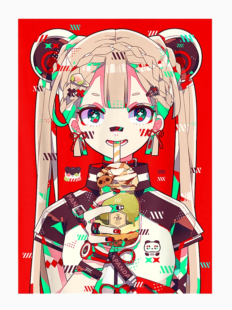 Anime Girl Aesthetic Harajuku Japanese Waifu Otaku Gift by RyanWillsonn