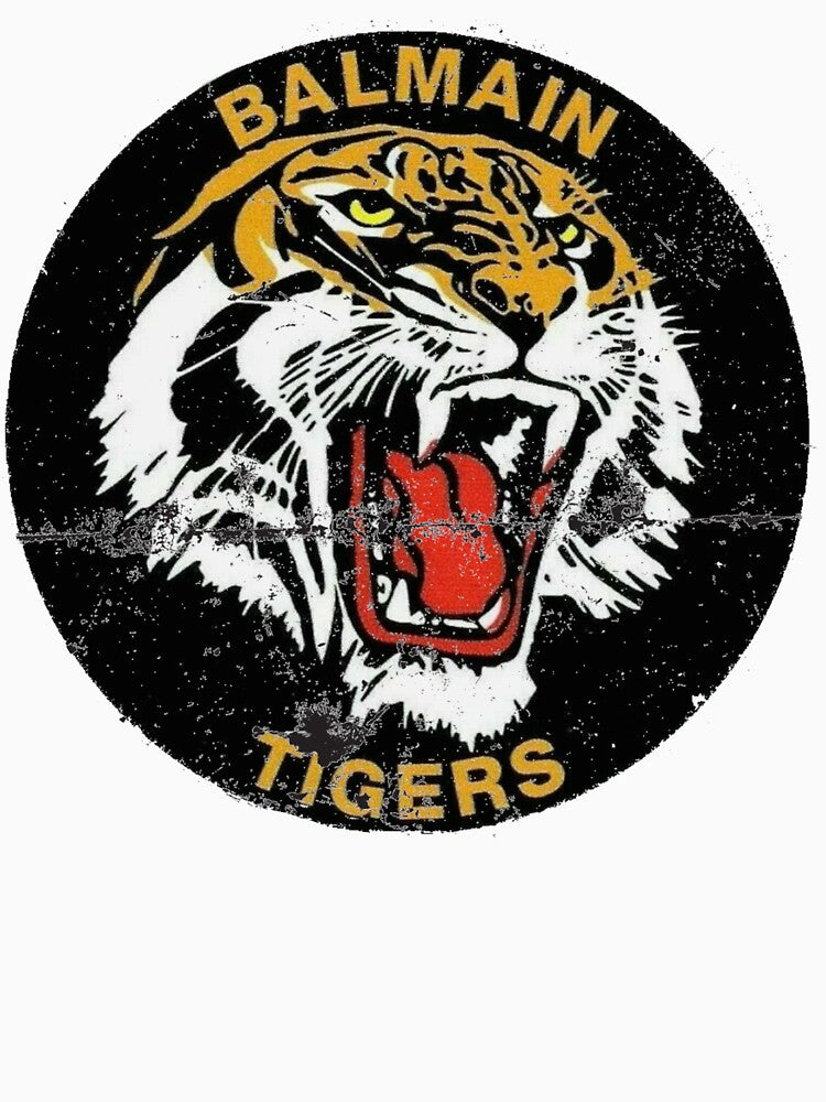 RETRO BALMAIN TIGERS TEE by Harbidge