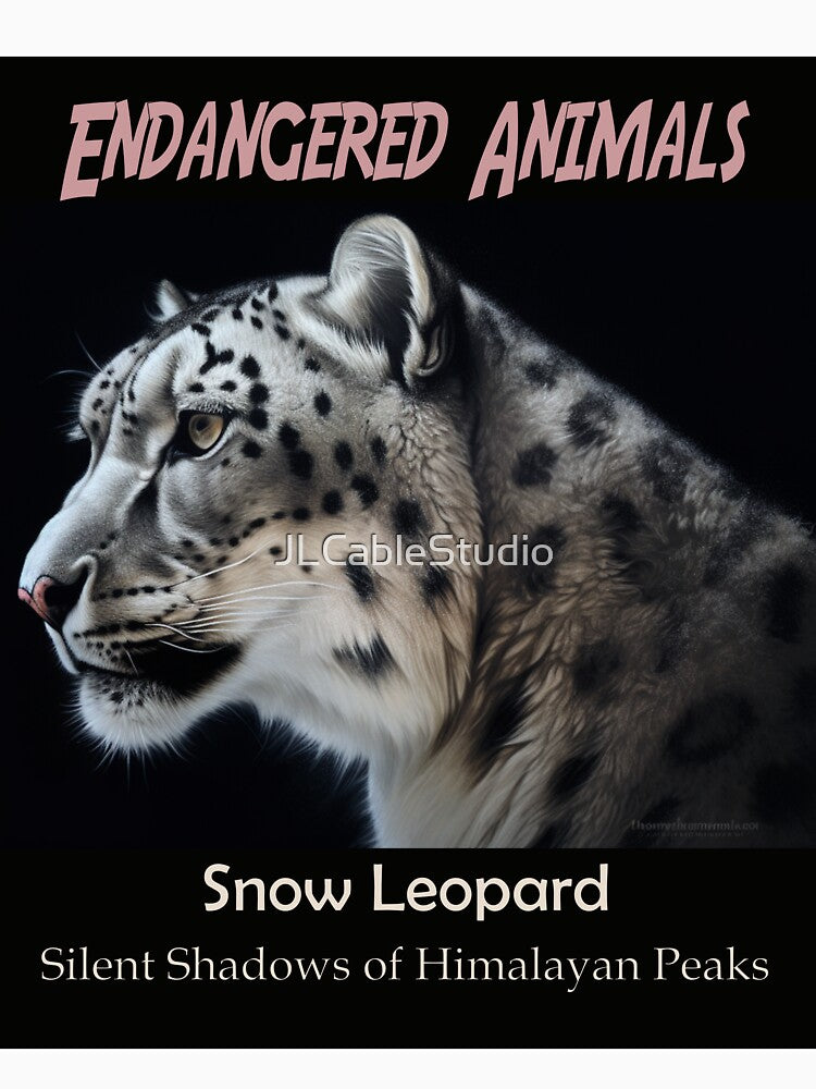 Snow Leopard: Silent Shadows of Himalayan Peaks by JLCableStudio
