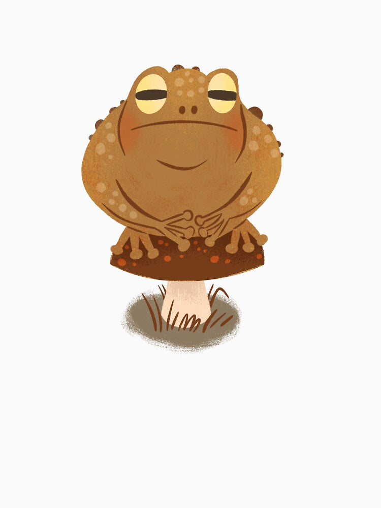 Toad on a toadstool by Storybook Farm & Studio