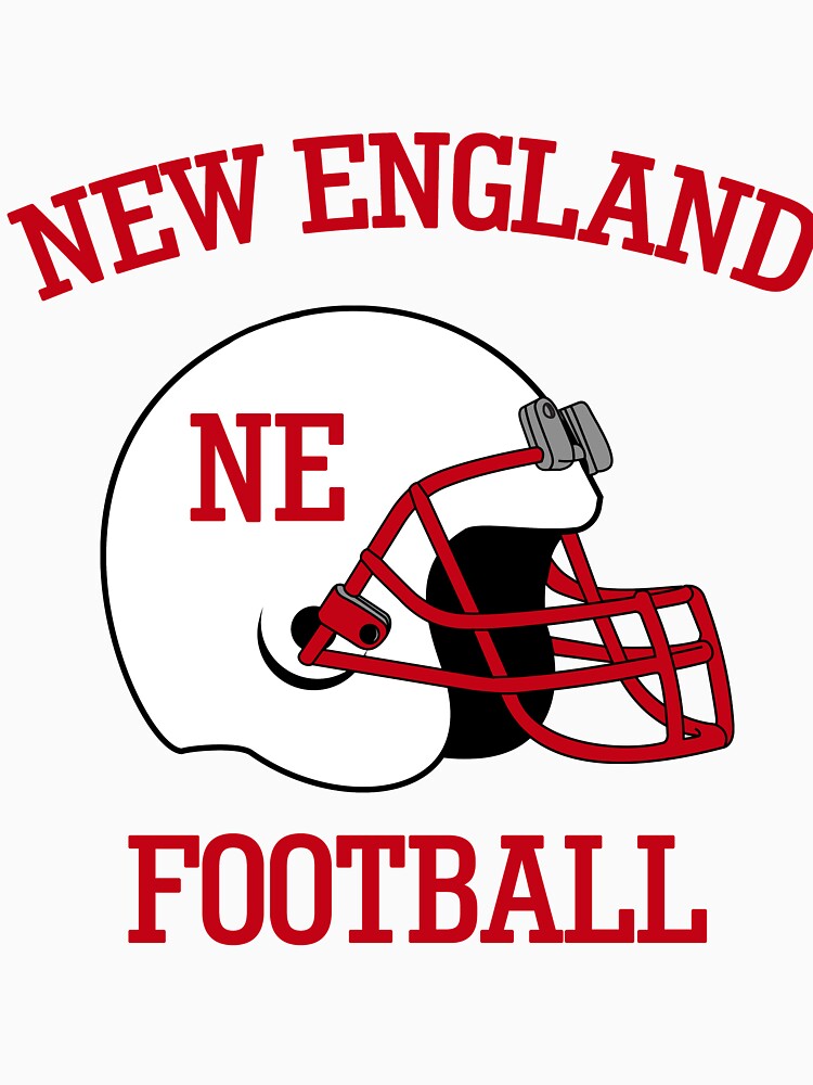 New England Football T-Shirt for Men and Women by AllStarMerch