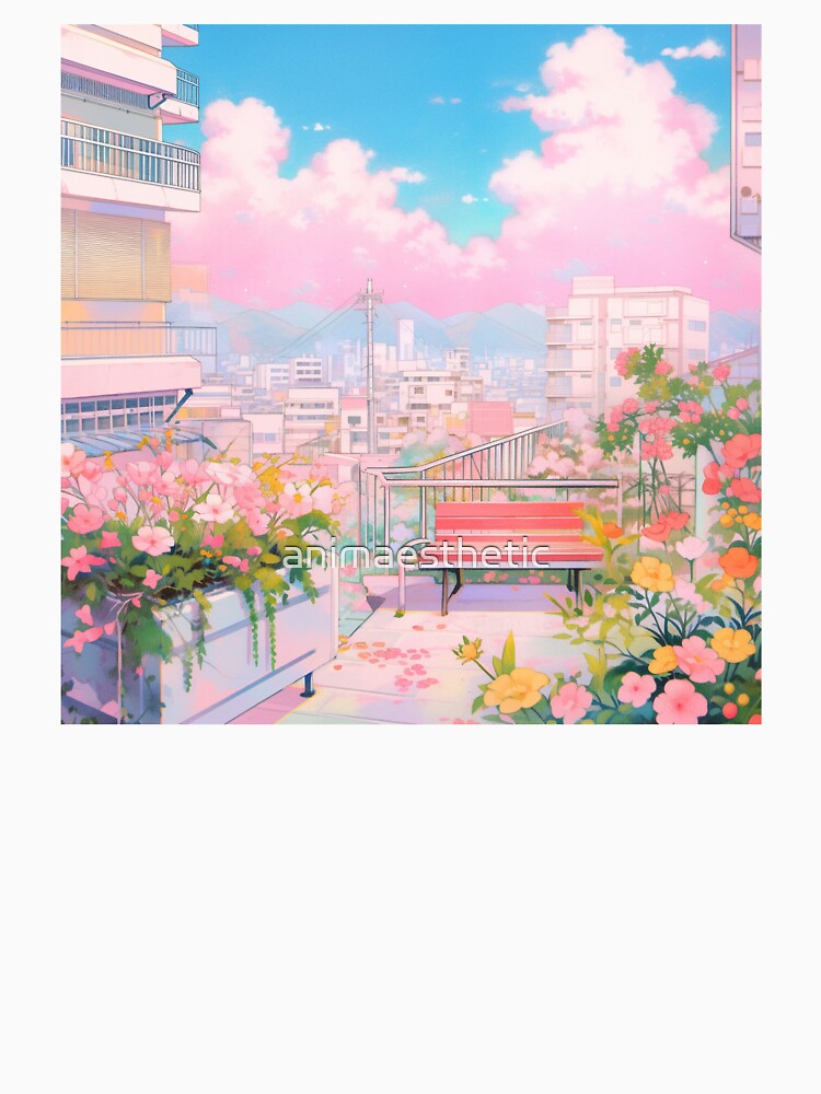 Pastel Japanese City by animaesthetic