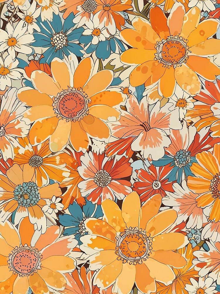 Vintage Flower Power by CoolPixels