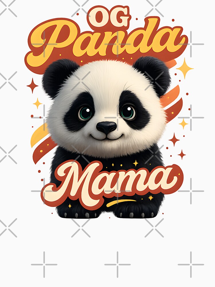 OG Panda Mama Art design | Viral Trending Panda Mama | Kids Hoodie and T-shirt by Holadiseno