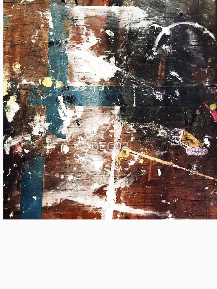 Urban Industrial Back Street Art Scene Contemporary Abstract by DEC02