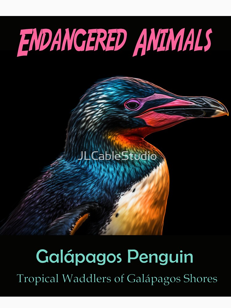 Galápagos Penguin: Tropical Waddlers of Galápagos Shores by JLCableStudio