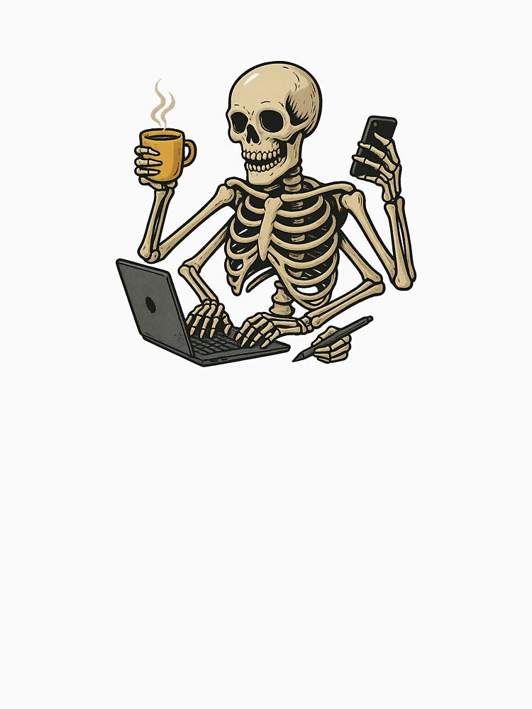Overworked Skeleton by SilknMarble