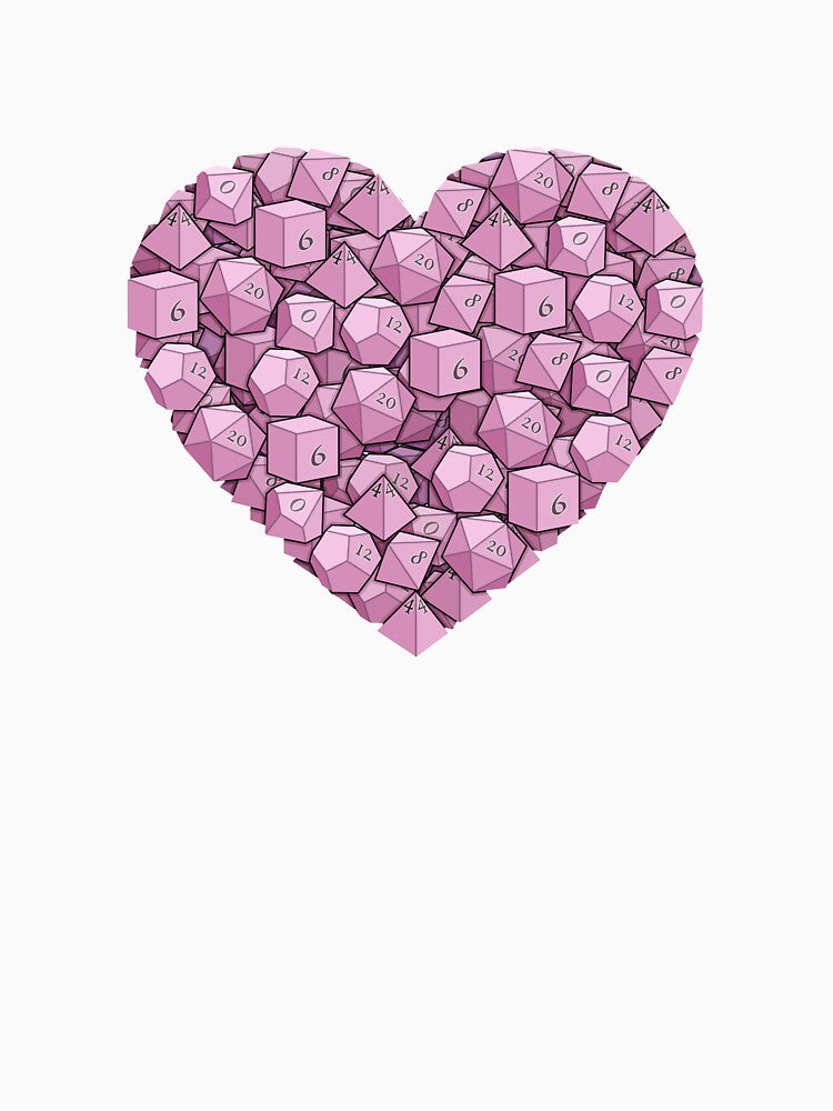 Dice Heart - Pink by -Solarly-