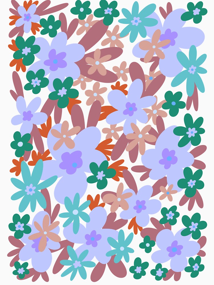 Stay Groovy Retro Flowers 90s Spring Dream 2 by PDMT