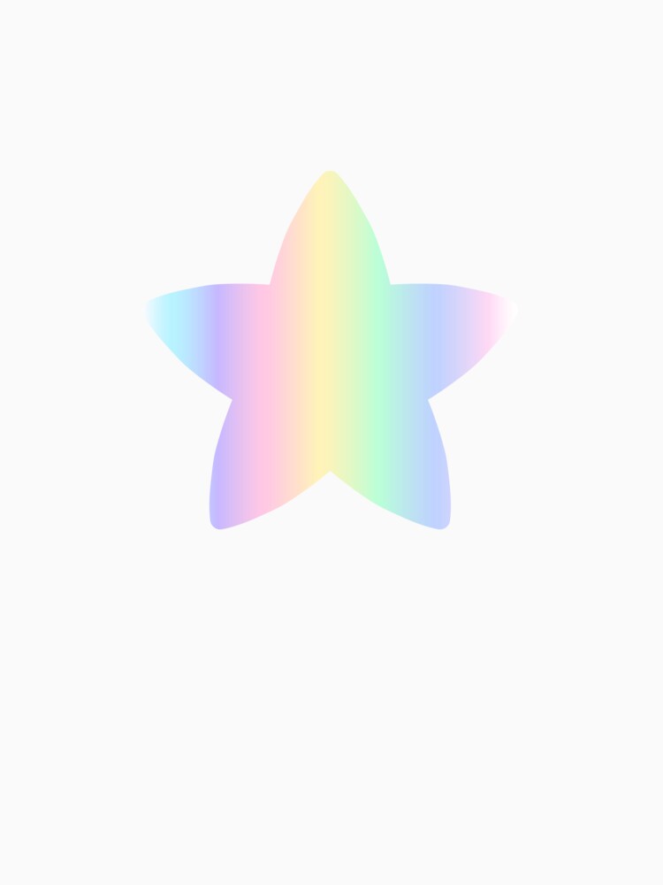 Pastel Aura Star Gradient Y2K Cute Aesthetic by SolutionsArt