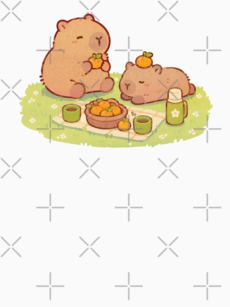 capybara picnic by miriart