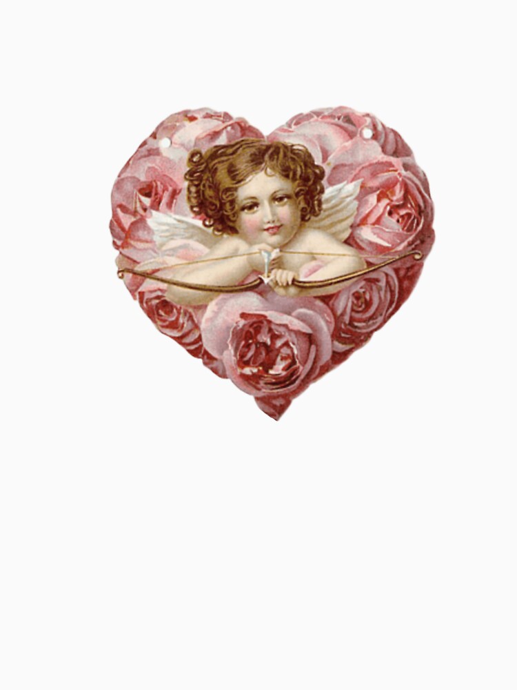 Coquette Vintage Heart cherub by Pixiedrop