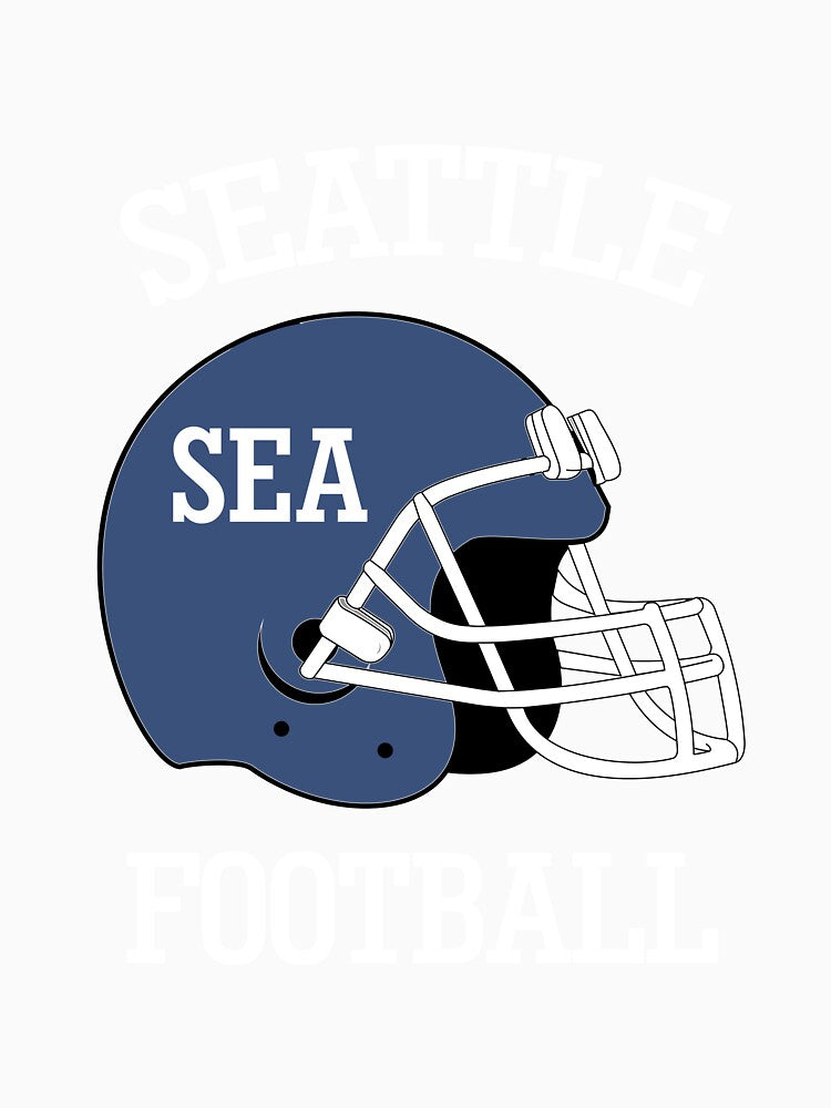 Seattle Football T-Shirt for Men and Women by AllStarMerch