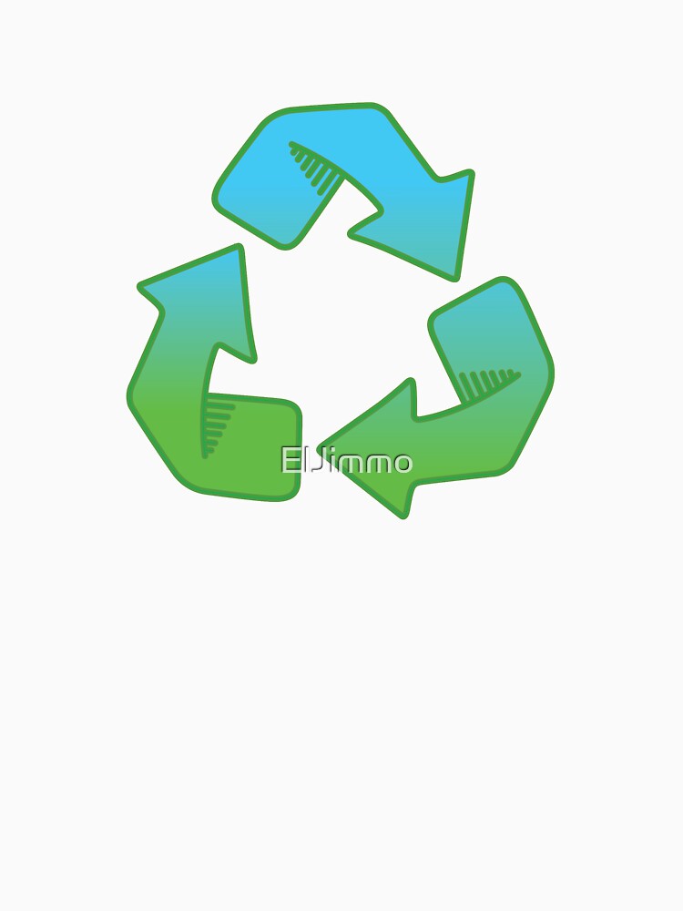 Green Living Recycling Symbol Climate Change Awareness by ElJimmo