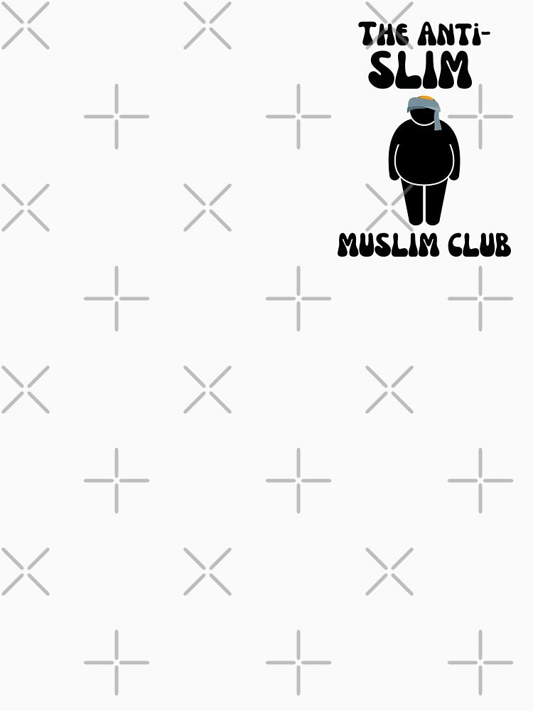 The Anti-Slim Muslim Club Funny Muslim Pun | Design 2/4 by ASealsLab