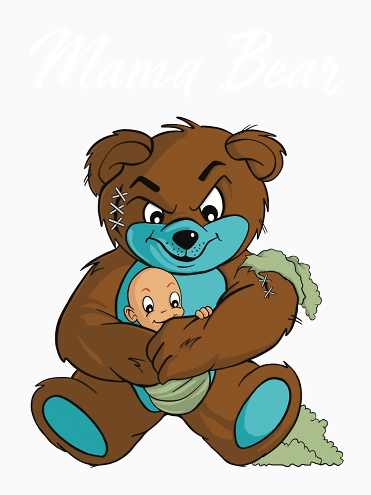 Mama Bear Long Sleeve T-Shirt by LaydyJulie