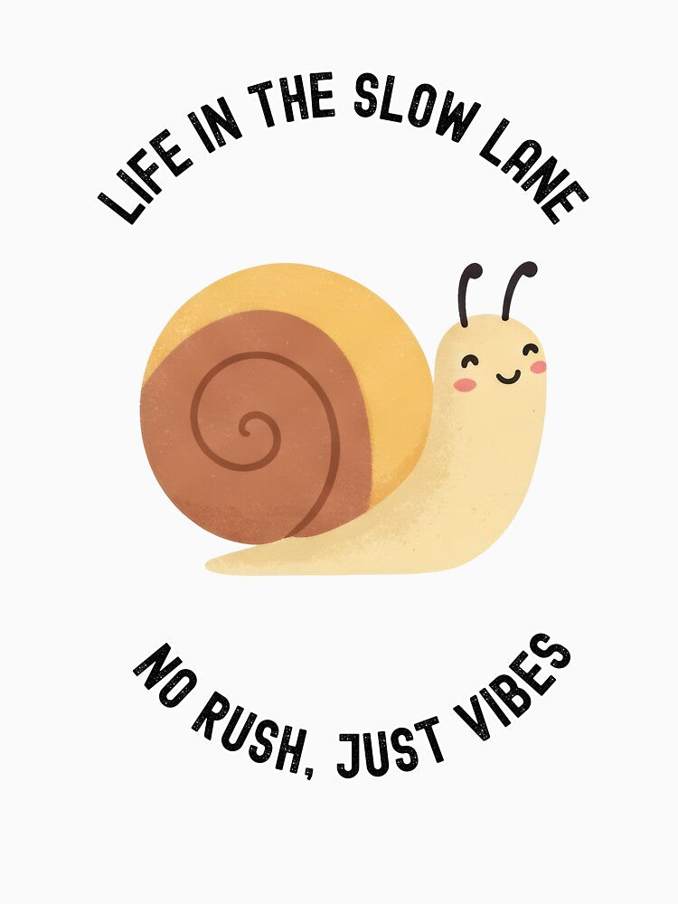 Life in the Slow Lane Snail by YoshiiDesigns