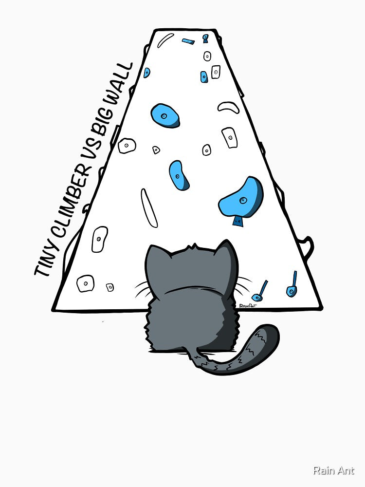 Tiny Climber vs Big Wall by Rain Ant