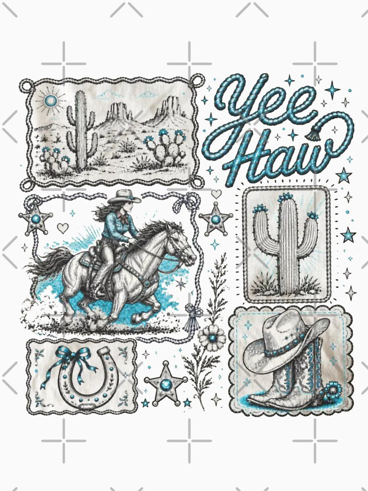 Yee Haw Western Cowgirl by Gbriel3