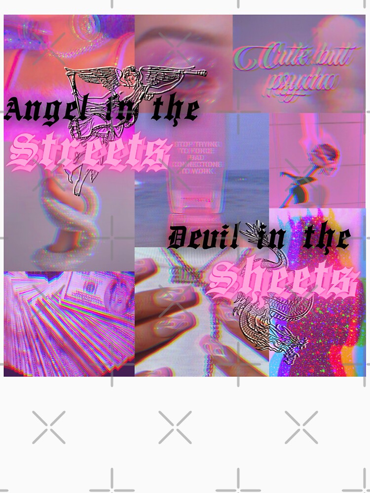 Angel in the streets, Devil in the sheets y2k vibe collage by VantaTheArtist