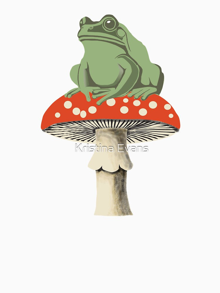 Toad on a Toadstool by krisevansart