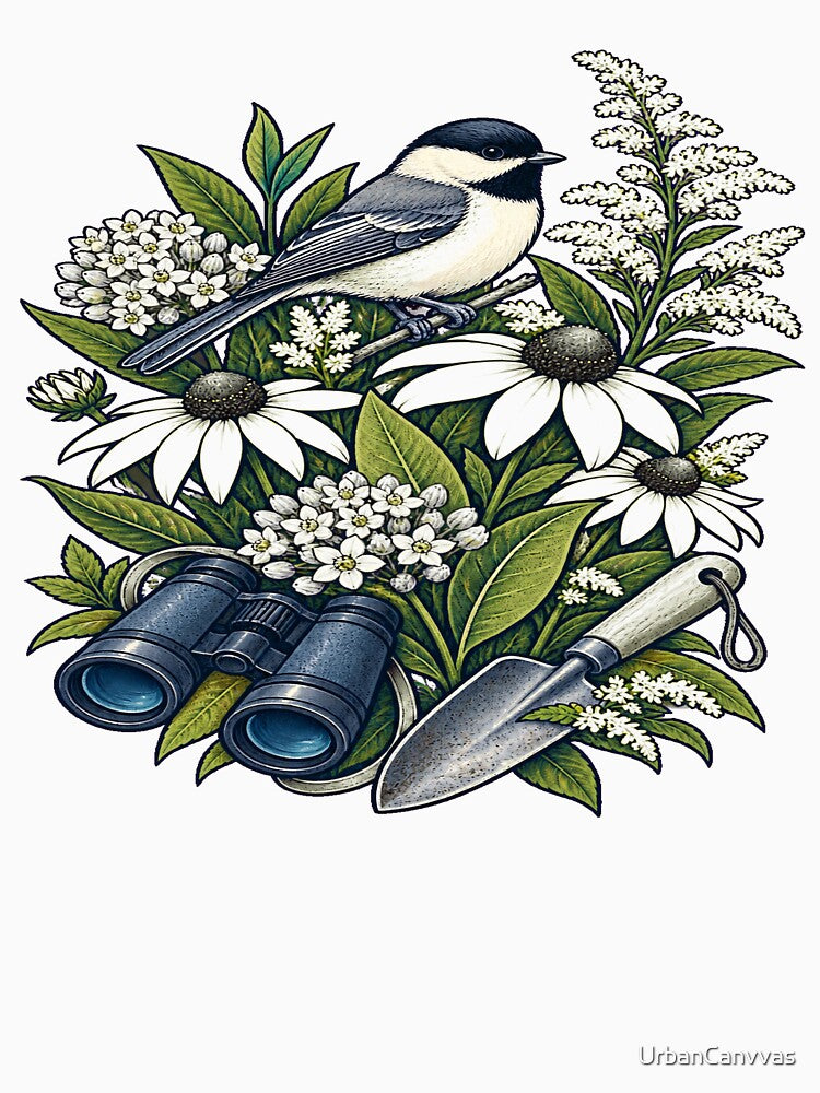 Chickadee in the Native Garden by UrbanCanvvas