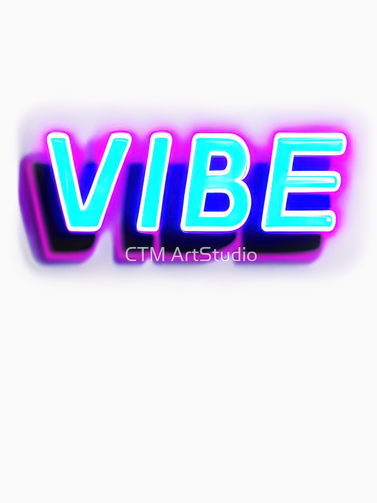 Neon Glow Retro Futurism by CTM ArtStudio