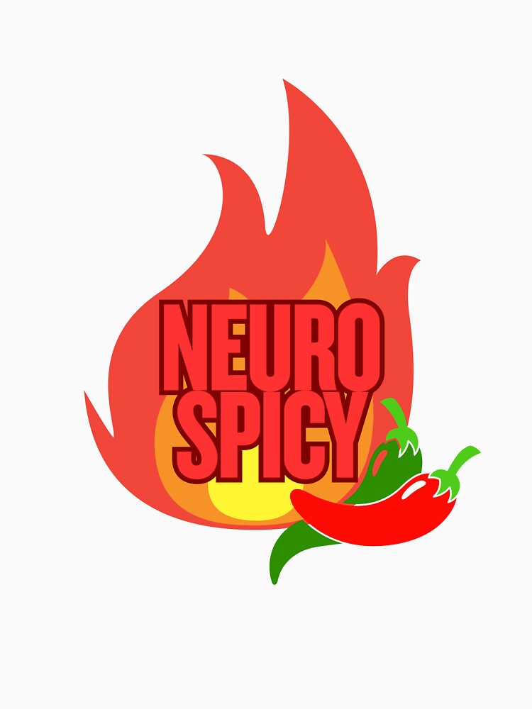 NeuroSpicy Funny Neurodivergent Sticker ADHD Autism Gift by HexTheAlgorithm