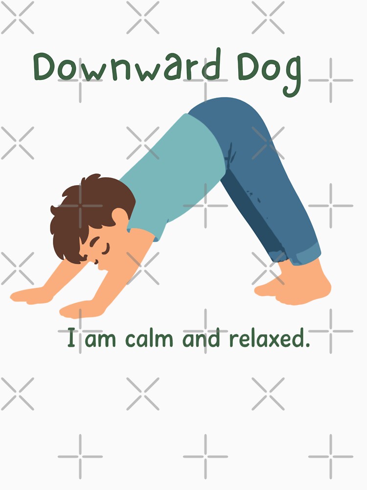 Kids Yoga Downward Dog – Mindfulness for Children by Adela80