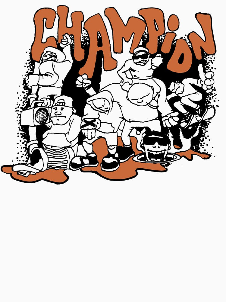 Champion  band t shirt by popcult74