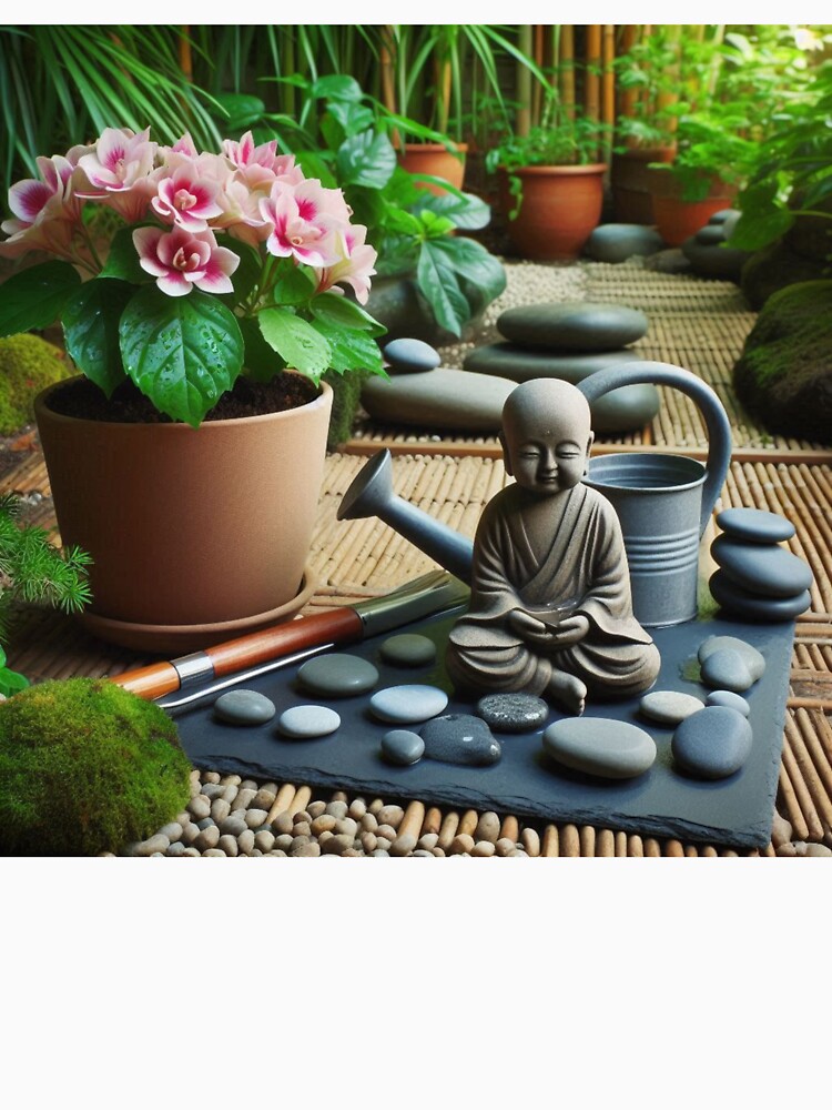 ? Gardening Is My Therapy – Zen Watering Can Design by ashokreddy343