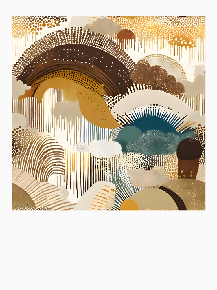 Warm Earthy Retro Rainbows by Dream Garden