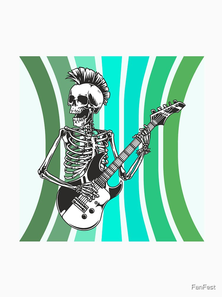 Punk Striped Skeleton by FanFest