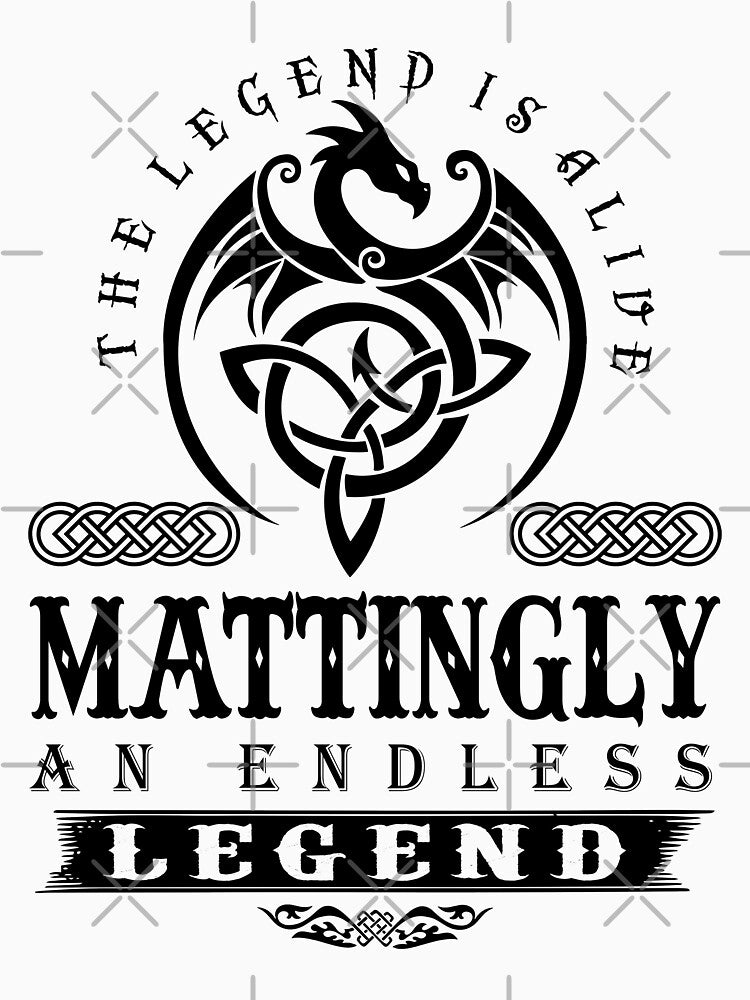 Mattingly An Endless Legend, Classic Guys Unisex, Fun, Trending by JudeSTORE1