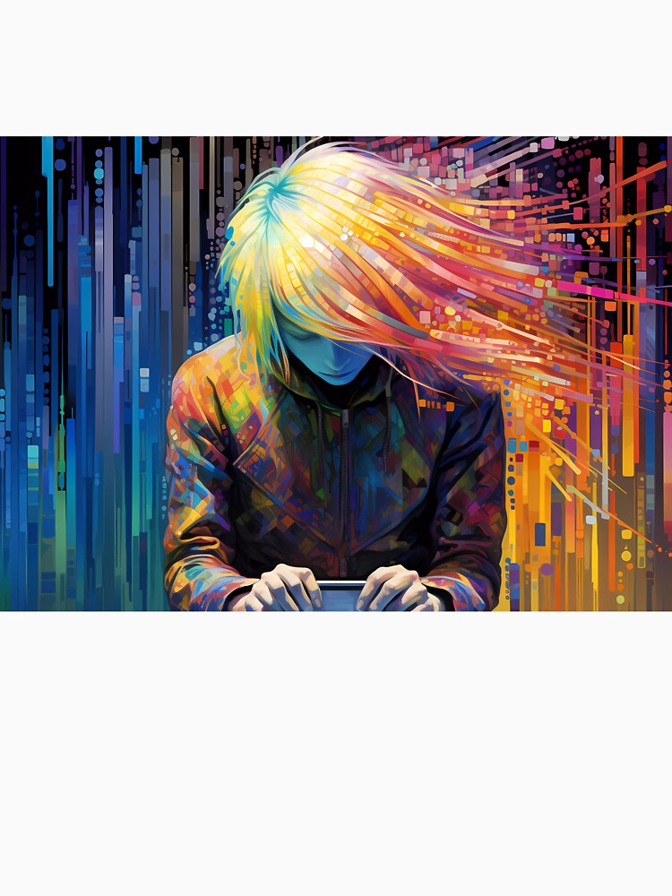 Cyberpunk Hacker | Retro Anime Aesthetic by AeonAcademy
