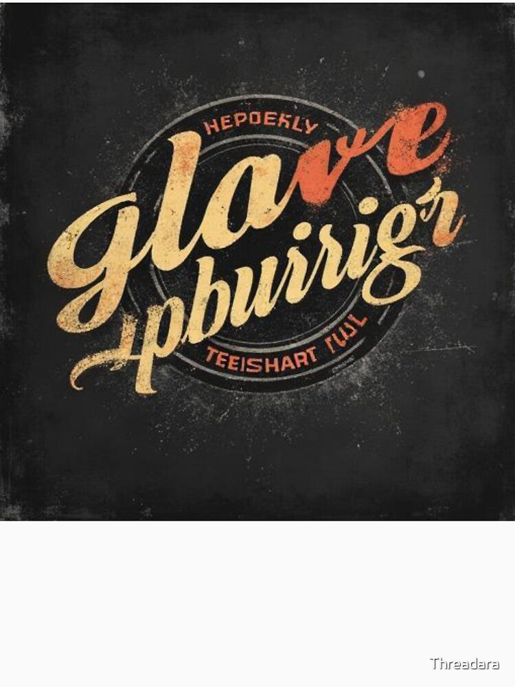 Old School Burger Graphic Tee by Threadara