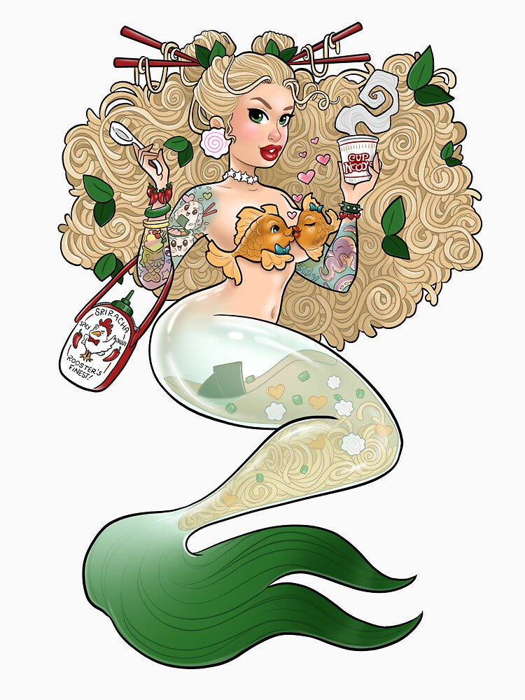 Ramen Mermaid by BeccaW