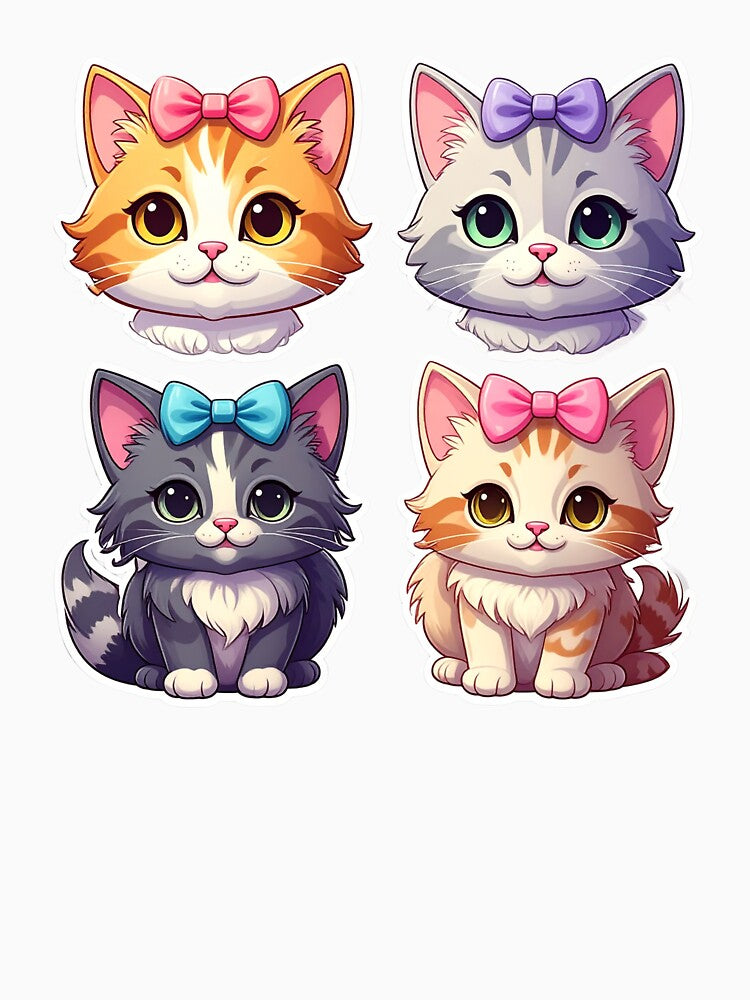 Coquette Cat Stickers by Imagined Creations