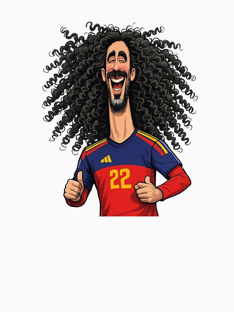 Marc Cucurella Spain National Football Team No 22 Caricature by RuangkataDS