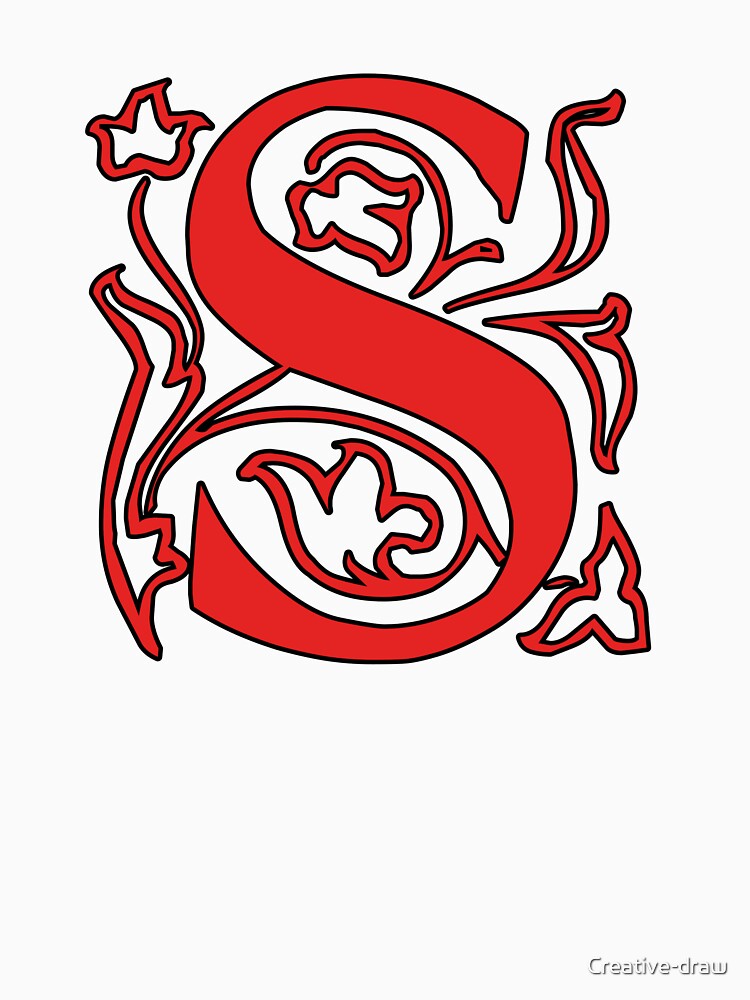 Initial monogram S by Creative-draw