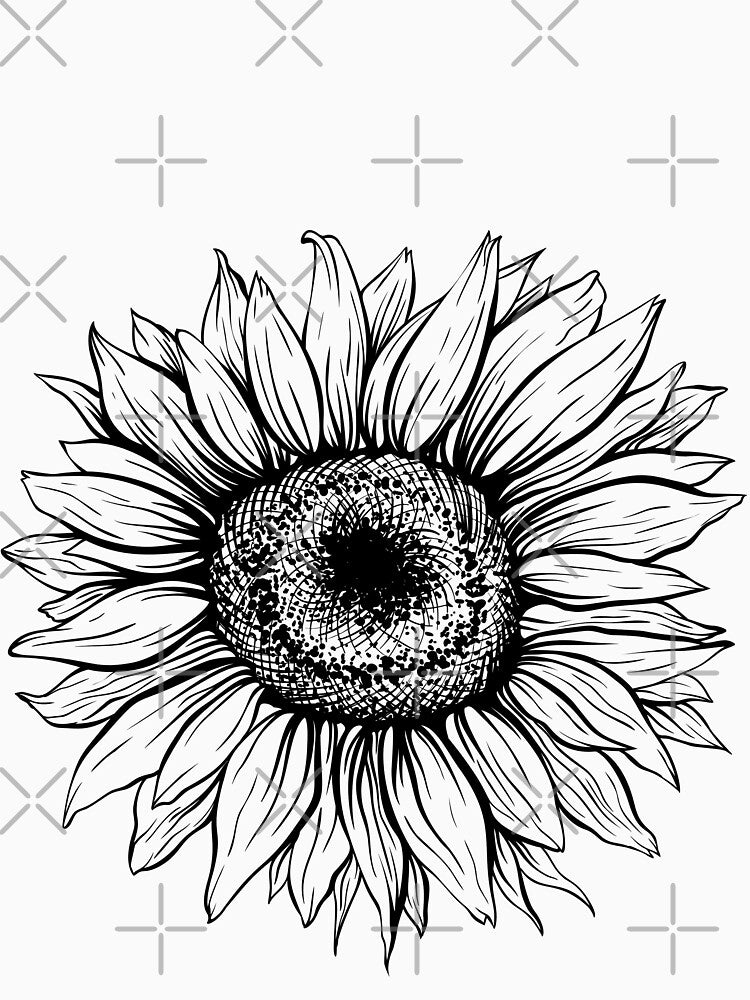 Women Sunflower Summer Funny Sunflower Graphic Short Sleeve by Martin-bivert