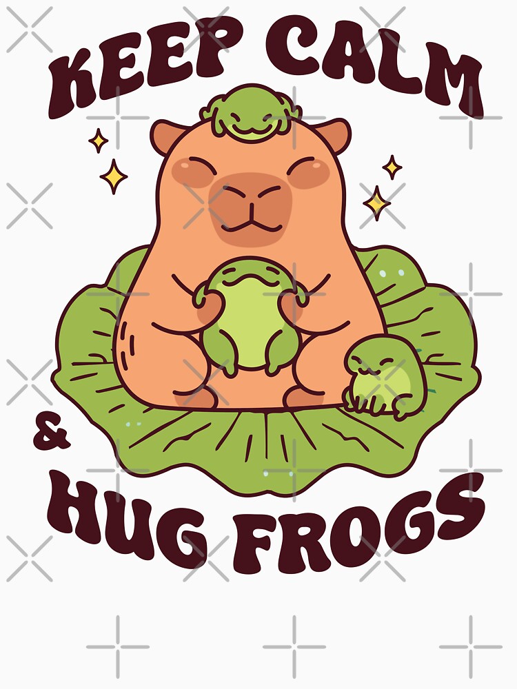 Keep Calm and Hug Frogs by chillaxcats