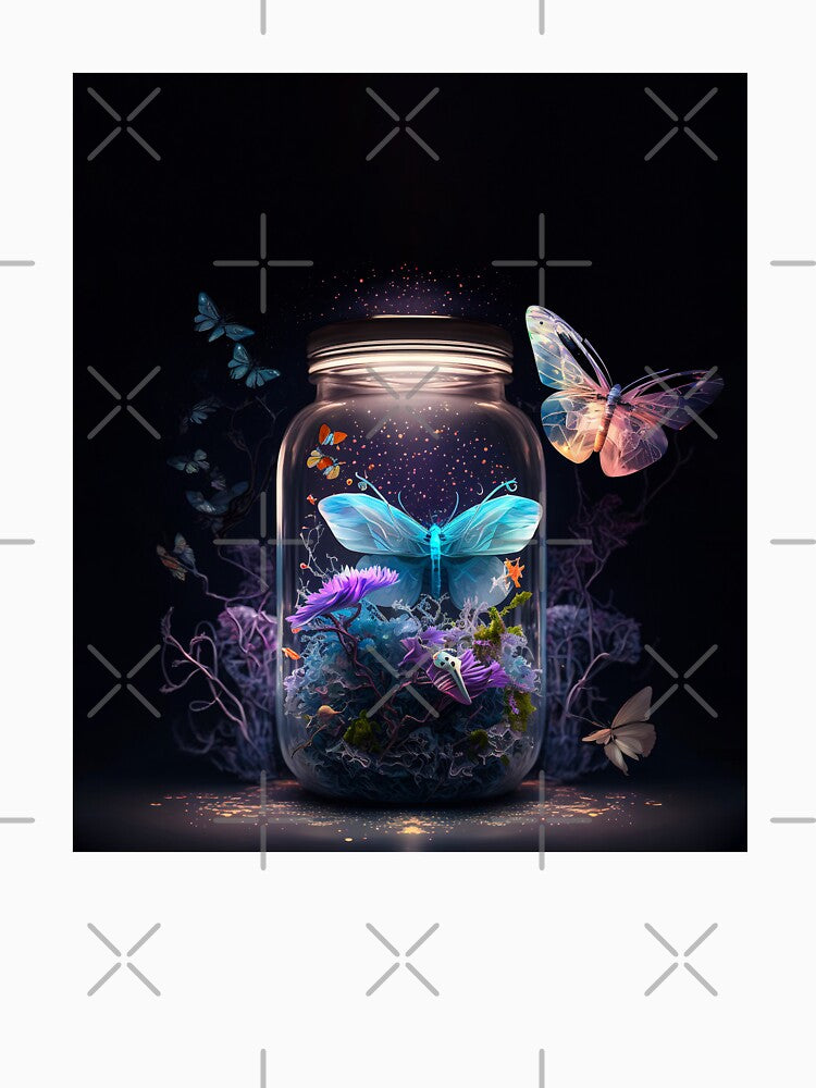 Jar of Butterflies by Graphoteka