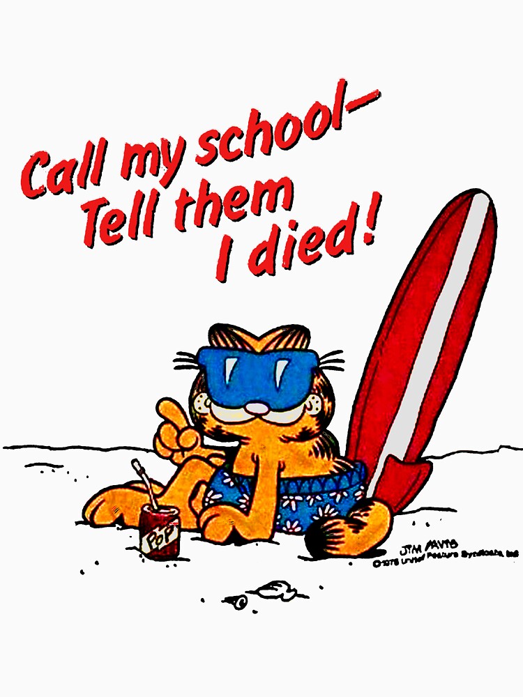 Garfield Skips School by winkatawink