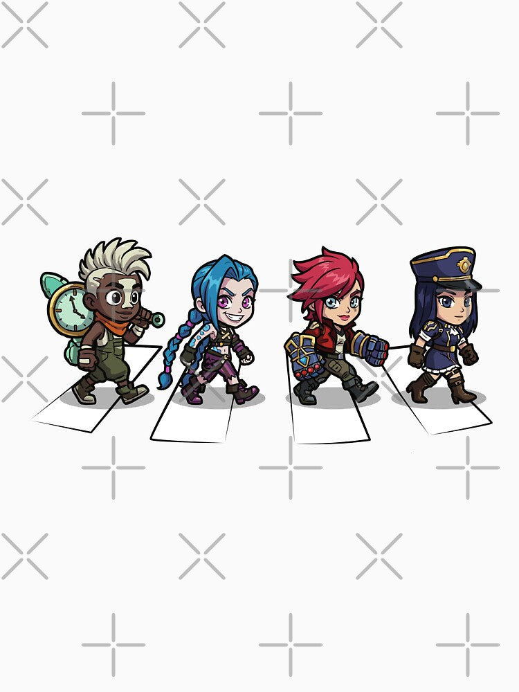 Arcane Chibi Crossover Abbey Road Style by Brudy-R