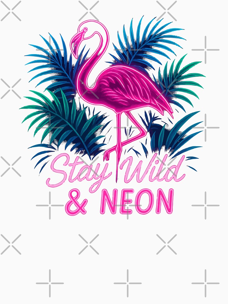 Retro Neon Tropical Paradise by xmoudx